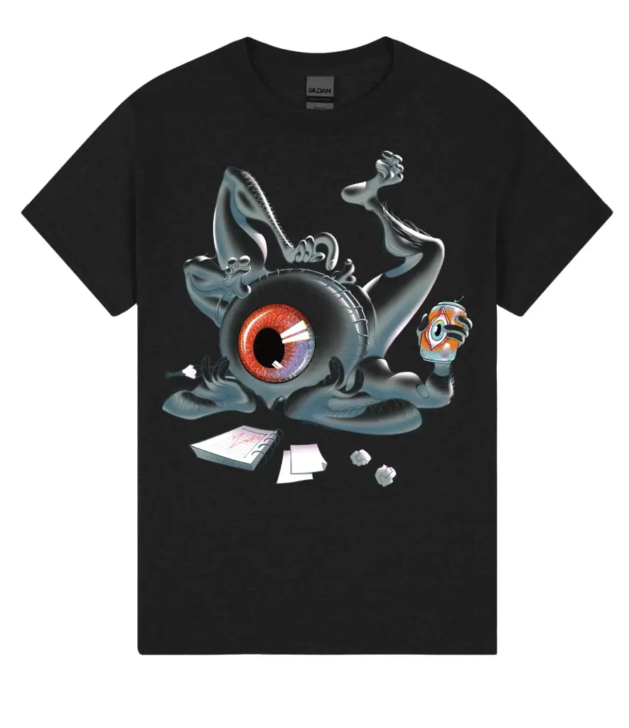 "Eye Worm" Doodle - Short-sleeved Tee