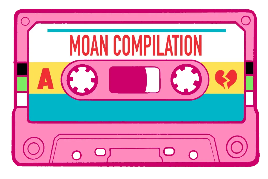 "Moan Compilations" Tape - Patch